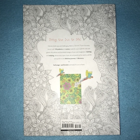 𝅺ADULT / teen coloring book-Secret Places - Picture 2 of 5